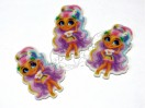 Серединка "Hairdorables Rayne (Бузкове волосся)", 3,8см